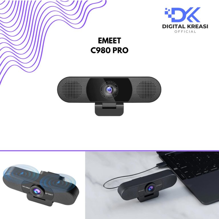 eMeet C980 Pro Webcam 3 in 1